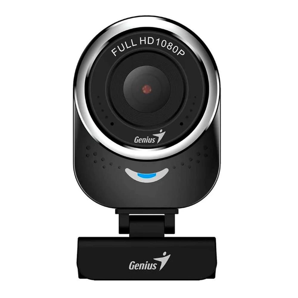 Cámara Web Genius QCAM 6000 Negro GENIUS Caja de Carton x 1 Und