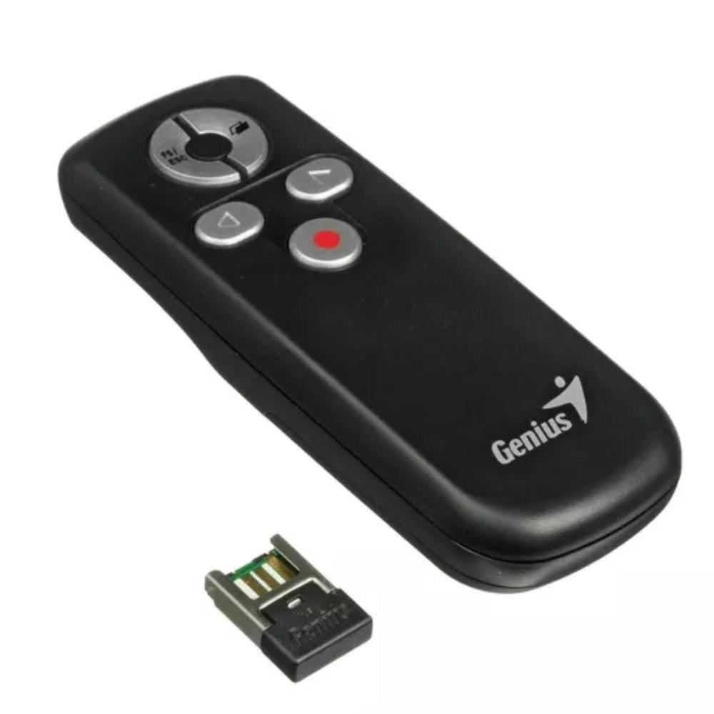Apuntador Laser Genius 100 USB Media Negro GENIUS Caja de Carton x 1 Und undefined