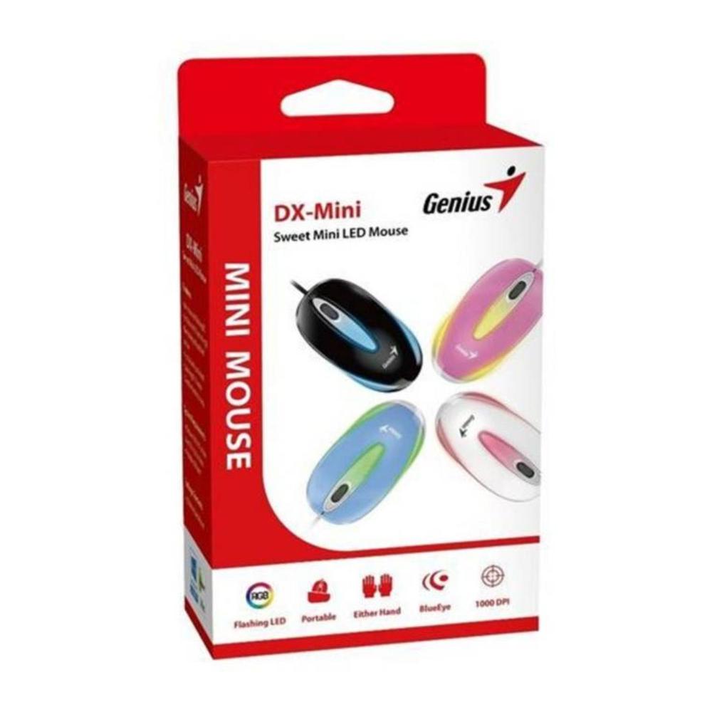 Mouse Genius DX-Mini Blanco GENIUS Caja de Carton x 1 Und El Mouse Genius DX-Mini Blanco está diseñado para ofrecer una experiencia superior en cada uso. Fabricado con materiales resistentes, combina rendimiento, durabilidad y un diseño atractivo. Sus caract