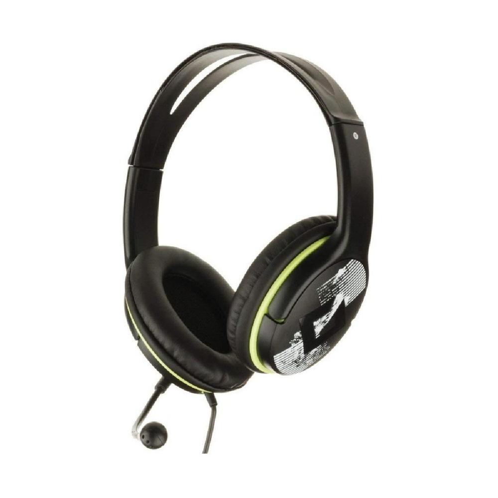 Audífono Diadema Genius HS-400A 2 plug 3.5mm Verde - Negro GENIUS Caja de Carton x 1 Und undefined