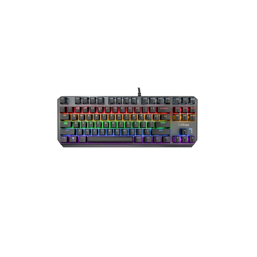 Teclado Gamer trust Gxt 834 Callaz Mecanico TKL Trust Caja de carton x 1 Und undefined