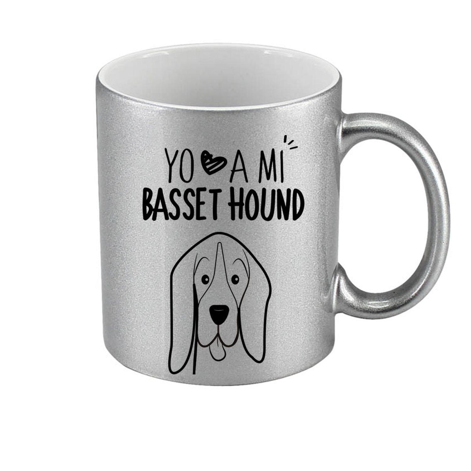 TAZÓN COLOR BASSET HOUND - 1