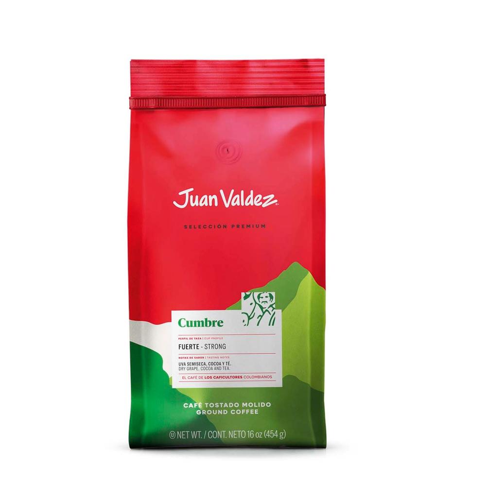 Café Juan Valdez Cumbre Molido 454gr Juan Valdez 1 bolsa 454 gr x 1 Café Juan Valdez Cumbre Molido 454gr Juan Valdez 1 bolsa 454 gr x 1