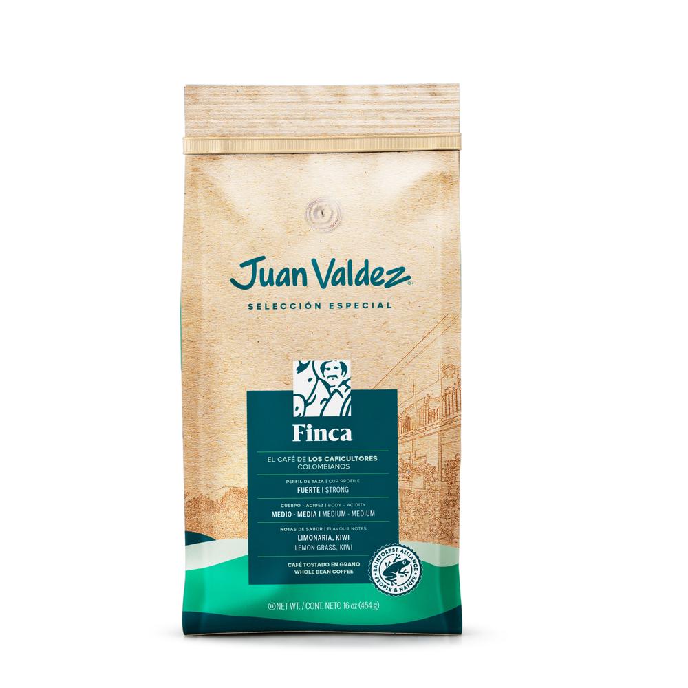 Café Finca Juan Valdez Grano 454 gr Juan Valdez 1 bolsa 454 gr x 1 Café Finca Juan Valdez Grano 454 gr Juan Valdez 1 bolsa 454 gr x 1