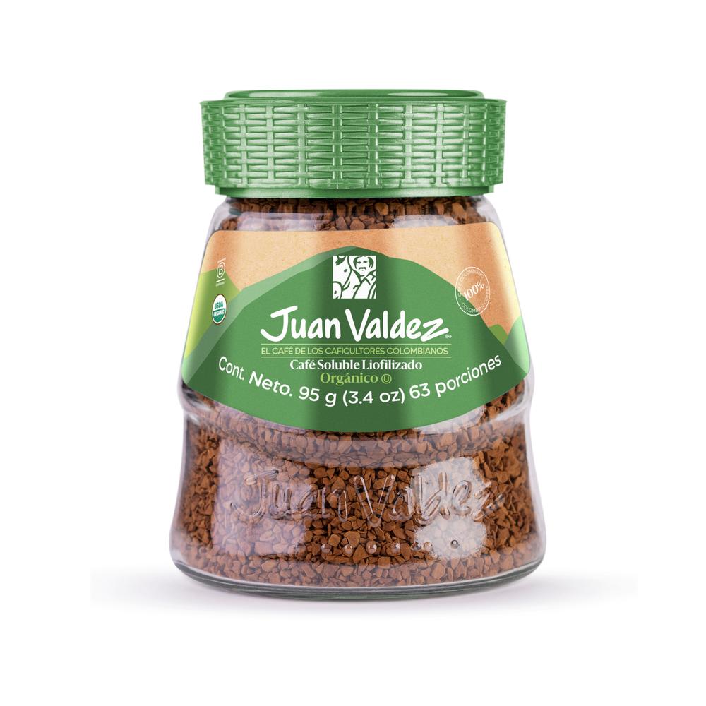 Café Liofilizado Orgánico 95gr Juan Valdez 1 bolsa 95 gr x 1 Café Liofilizado Orgánico 95gr Juan Valdez 1 bolsa 95 gr x 1