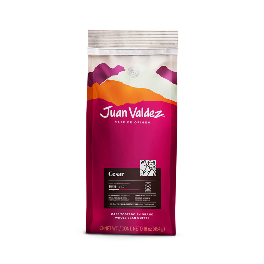 Café Juan Valdez Origen Cesar Grano 454 gr Juan Valdez Bolsa 454gr x 1 undefined