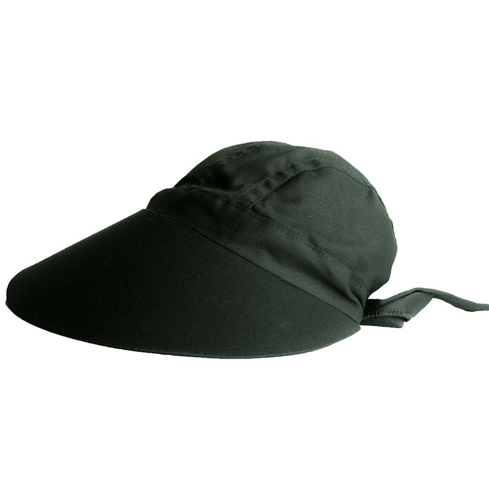 Gorra Visera Jardin Sol Cachucha Ala Ancha Mujer Dama Pava negro Talla única VELBROS Gorra visera jardin x1 x 1