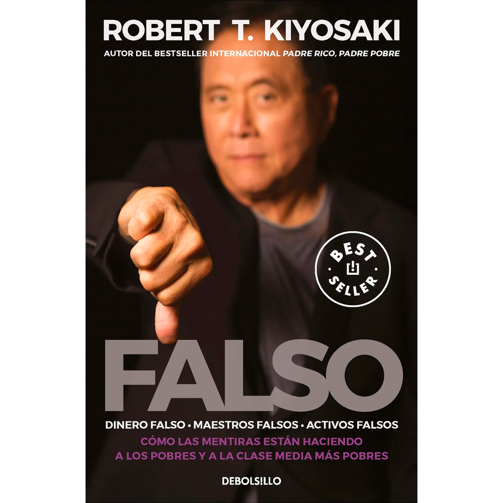 Falso. Robert T. Kiyosaki Debolsillo Libro x 1.0 FALSO DINERO FALSO En 1971, el dólar estadounidense se convirtió en dinero fiduciario. El dinero fiduciario es dinero del gobierno. Padre Rico llamó al dinero del gobierno "dinero falso". El dinero