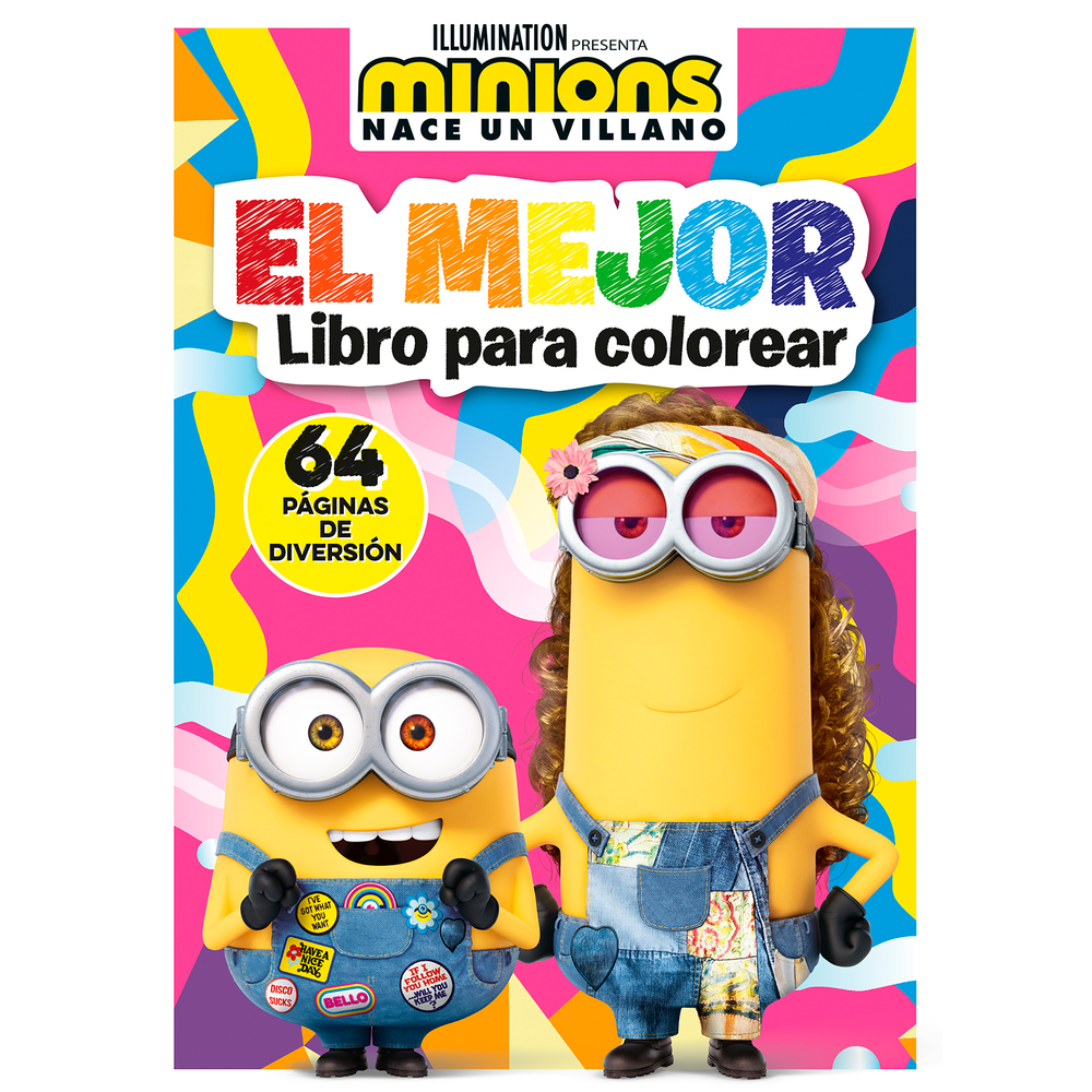 Minions 3. El Mejor Libro Para Colorear Altea Libro x 1.0 MINIONS NACE UN VILLANO EL MEJOR LIBRO ¡Pásala bien con los Minions en esta aventura llena de color! Trae buenas energías a cada página mientras coloreas. Colección: ALTEA Páginas: 64 Traductor: Jua