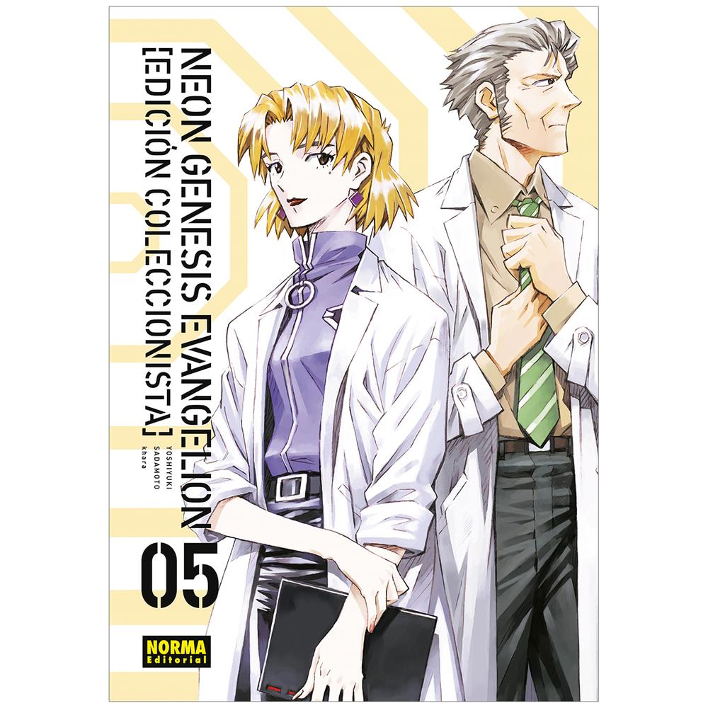 Neon Genesis Evangelion No. 5 Edición Coleccionista Editorial Norma Libro x 1.0 NEON GENESIS EVANGELION 5 (ED. COLECCIONISTA) ¡LLEGA EL QUINTO NIÑO! Con Asuka incapacitada para subir al EVA, es imperativo encontrar a un nuevo piloto para proteger los secretos de NERV. Kaworu Nag