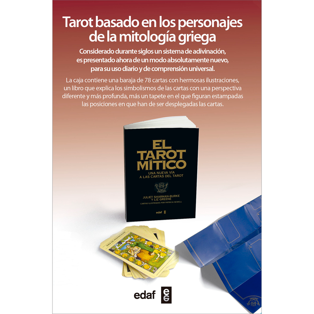 El Tarot Mítico. Una Nueva Vía A Las Cartas Del Tarot. Kit Edaf Libro x 1.0 undefined