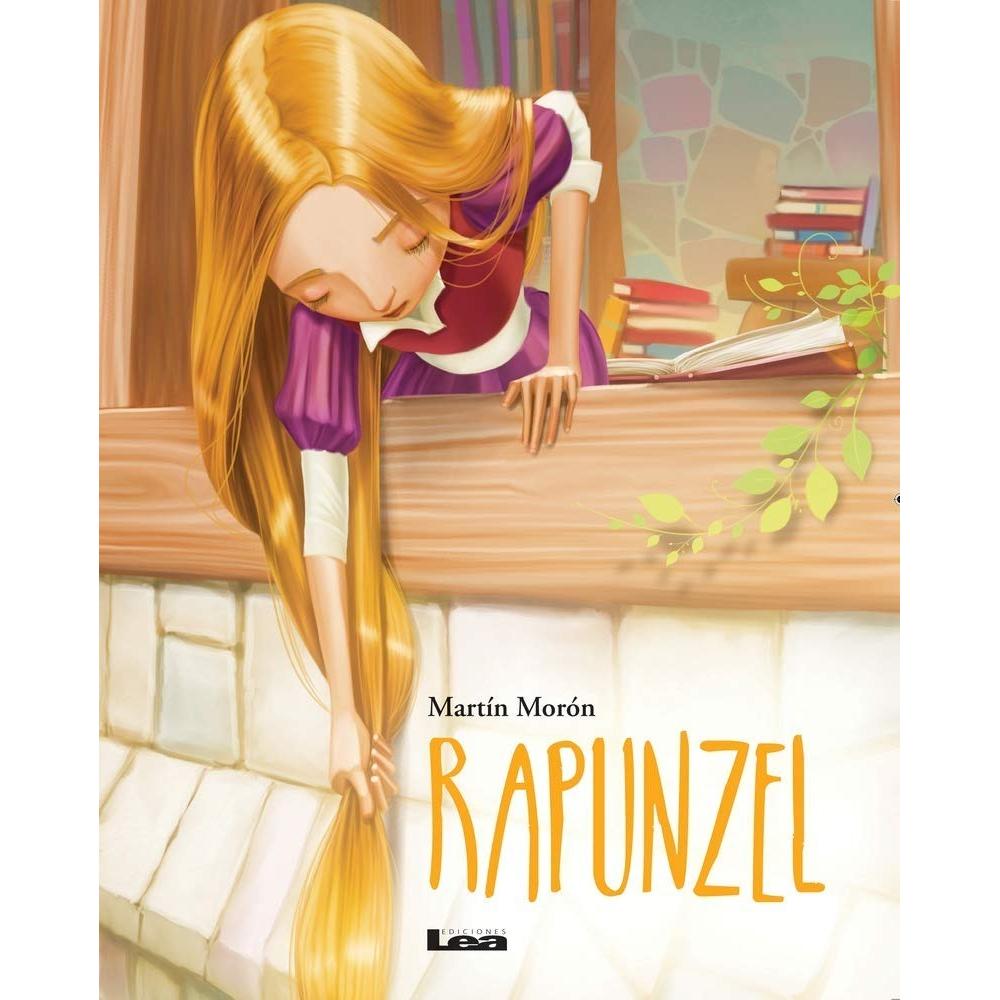 Rapunzel (t.d) LEA Libro x 1.0 Rapunzel Autor Martín Morón 16 págs. / 21.5 x 28 cm Encuadernación cartoné ISBN: 9789877182316 Una niña de cabellos dorados como el sol y largos como las noches de invierno. La torre de un castillo