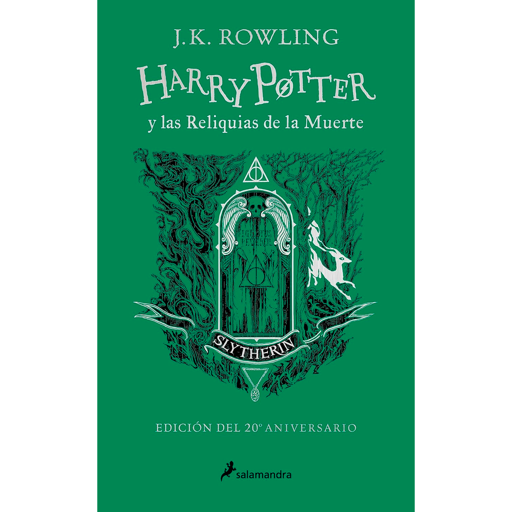 Harry Potter 7 Y Las Reliquias De La Muerte. Ed. Slytherin 20 Aniv. Salamandra Libro x 1.0 HP7-RELIQUIAS DE LA(TD)(20ANIV.SLYT)(CS) «La clásica saga de J. K. Rowling te llevará de vuelta al Colegio Hogwarts de Magia y Hechicería.» Con motivo de la celebración del veinte aniversario de la