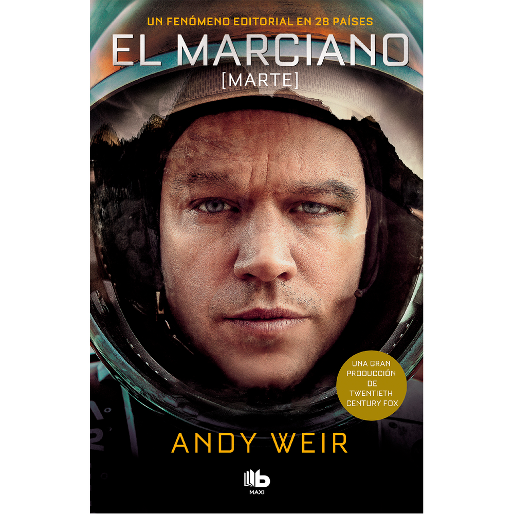El Marciano. Andy Weir B De Bolsillo Libro x 1.0 MARCIANO, EL  Seis días atrás el astronauta Mark Watney se convirtió en uno de los primeros hombres en caminar por la superficie de Marte. Ahora está seguro de que será el primer hombre en morir allí.