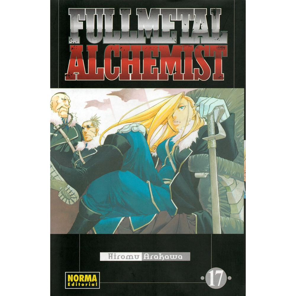 Fullmetal Alchemist No. 17 Editorial Norma Libro x 1.0 FULLMETAL ALCHEMIST 17   Autores:Hiromu Arakawa  Colecciones:CÓMIC MANGA  Editoriales:NORMA Editorial  Series:FULLMETAL ALCHEMIST   Los hermanos Edward y Alphonse Elric viven en un mundo donde la magi