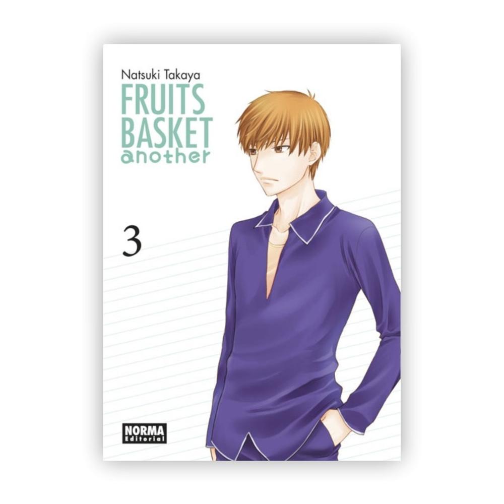Fruits Basket Another No. 3 Editorial Norma Libro x 1.0 FRUITS BASKET ANOTHER 03 (de 03) Autores:Natsuki Takaya Colecciones:CÓMIC MANGA Editoriales:NORMA Editorial Series:FRUITS BASKET ANOTHER ¡EL DESENLACE FINAL DE ESTE SPIN-OFF DE FRUITS BASKET! A