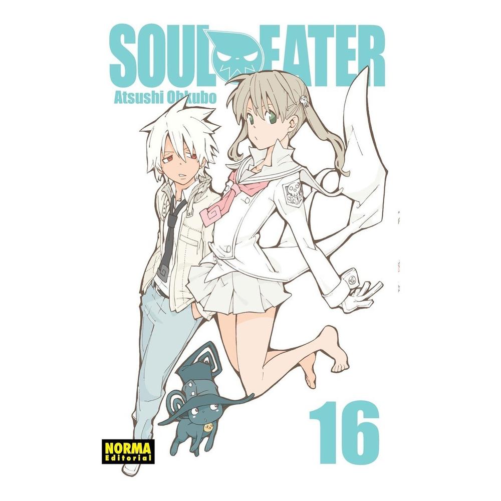 Soul Eater No. 16 Editorial Norma Libro x 1.0 SOUL EATER 16 Tras derrotar a Aracne, Maka y Soul han conseguido dar el siguiente paso en su educación en la AMAM. Ahora Soul es un Death Scythe, y el alma de Maka se ha convertido en algo realmente