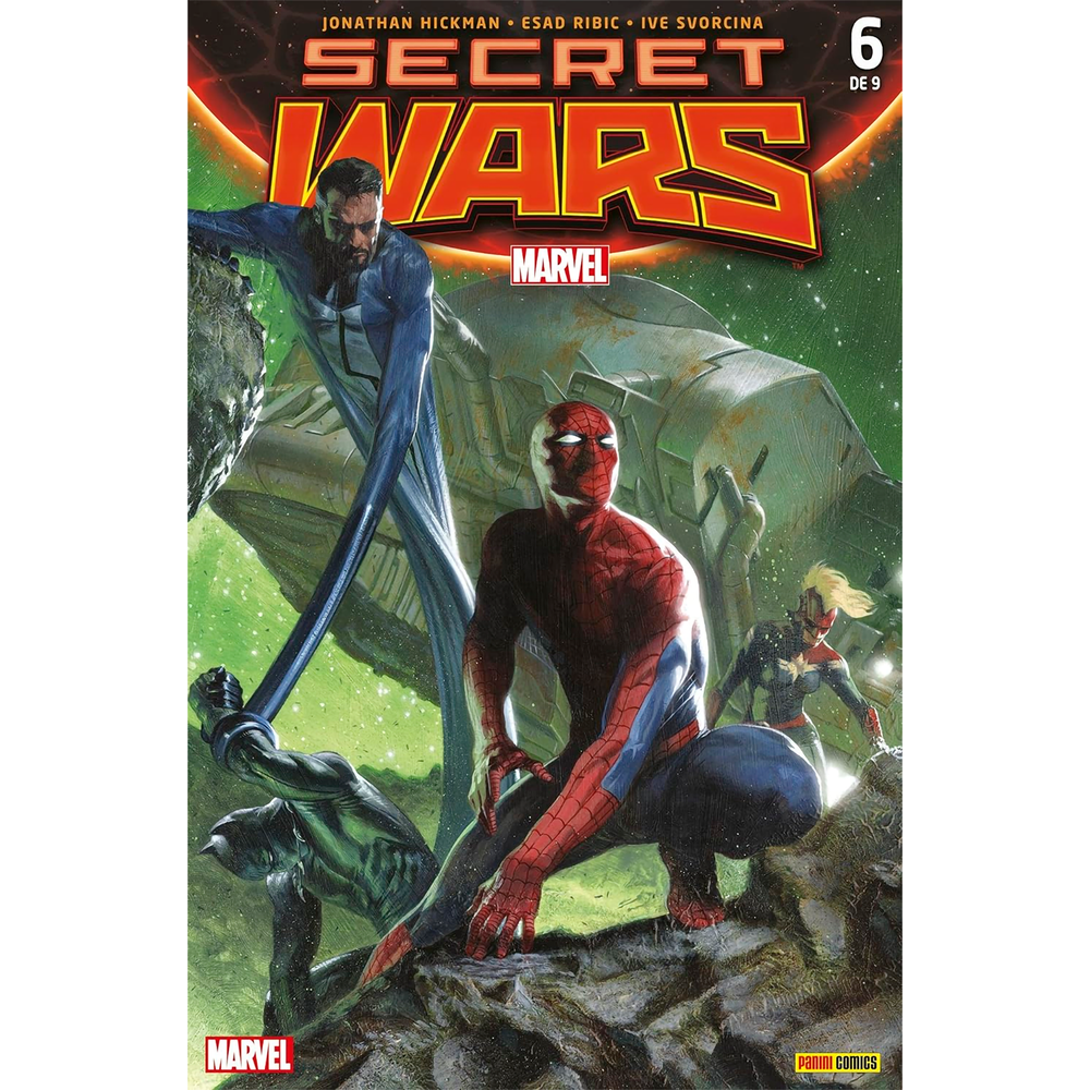 Secret Wars 6 De 9 Panini Libro x 1.0 Secret Wars ¡Sigue el mayor evento de la historia del cómic! Llega la guerra final. Disponible edición con cubierta de Alex Ross y edición con cubierta alternativa. Más Información Autor/es: Jonath