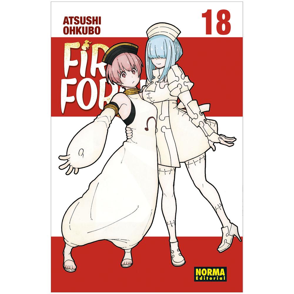 Fire Force No. 18 Editorial Norma Libro x 1.0 FIRE FORCE 18   Autores:Atsushi Ohkubo  Colecciones:CÓMIC MANGA  Editoriales:NORMA Editorial  Series:FIRE FORCE  ¡EL OCTAVO ESCUADRÓN SE DIRIGE AL INFRAMUNDO!    El hermano de Maki, el inspector Takig