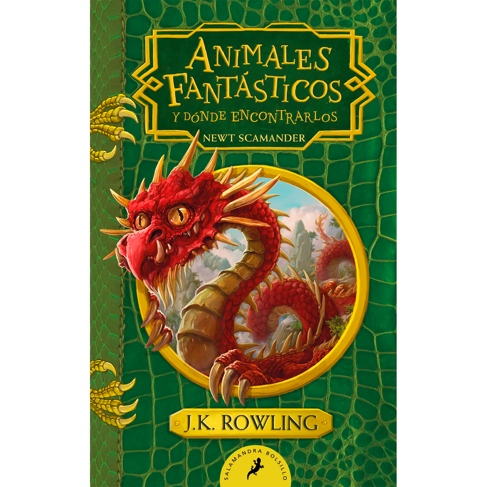 Animales Fantásticos Y Donde Encontrarlos. J. K. Rowling Salamandra Libro x 1.0 Animales Fantásticos Y Donde Encontrarlos. J. K. Rowling  Explora las maravillas del mundo mágico con este suntuoso compendio de animales fantásticos, una obra del célebre magizoólogo Newt Scamander.E