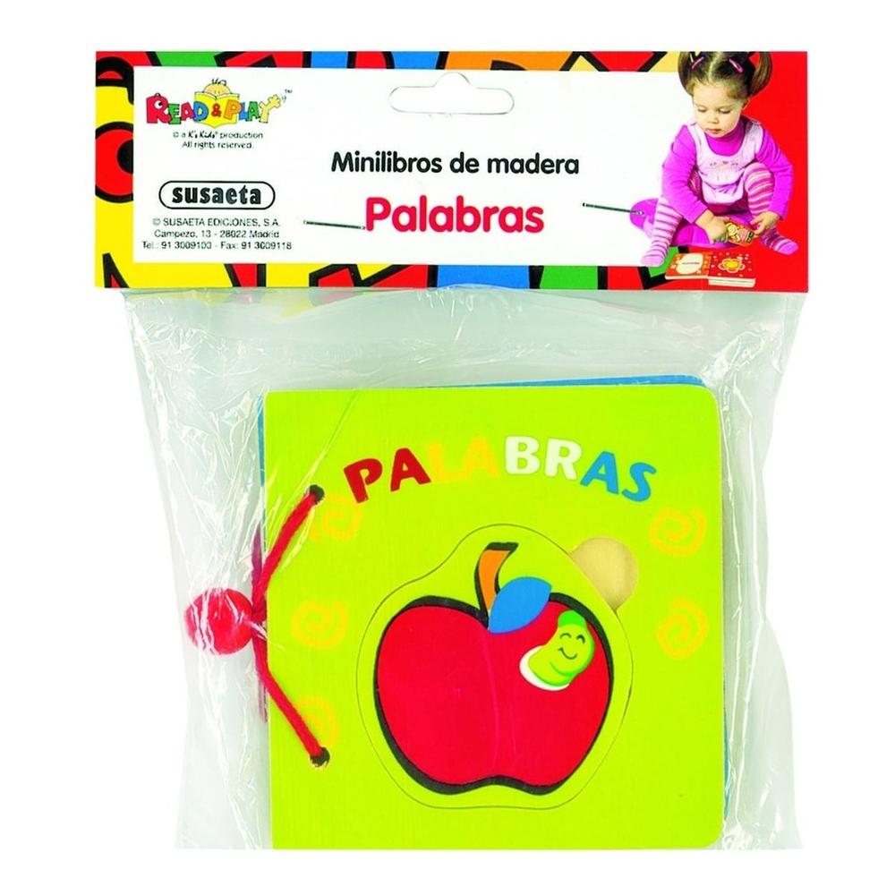 Palabras. Minilibros De Madera Susaeta Ediciones Libro x 1.0 PALABRAS (MINILIBROS DE MADERA)  Ficha técnica de PALABRAS (MINILIBROS DE MADERA) Nº de páginas: 8 Editorial: SUSAETA Idioma: CASTELLANO Encuadernación: Tapa blanda ISBN: 9788467707724 Año de edición: