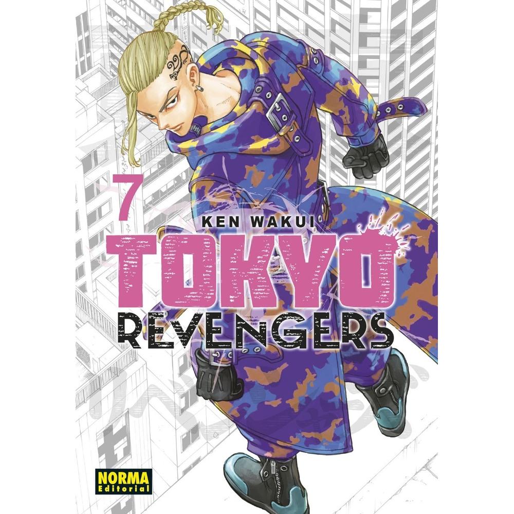 Tokyo Revengers No. 7 Editorial Norma Libro x 1.0 TOKYO REVENGERS No. 7 Autores:Ken Wakui Editoriales:NORMA Editorial Series:TOKYO REVENGERS LA LUCHA DEFINITIVA ENTRE LA TOMAN Y LA WALHALLA Vuelve el manga del momento, con un nuevo volumen dob