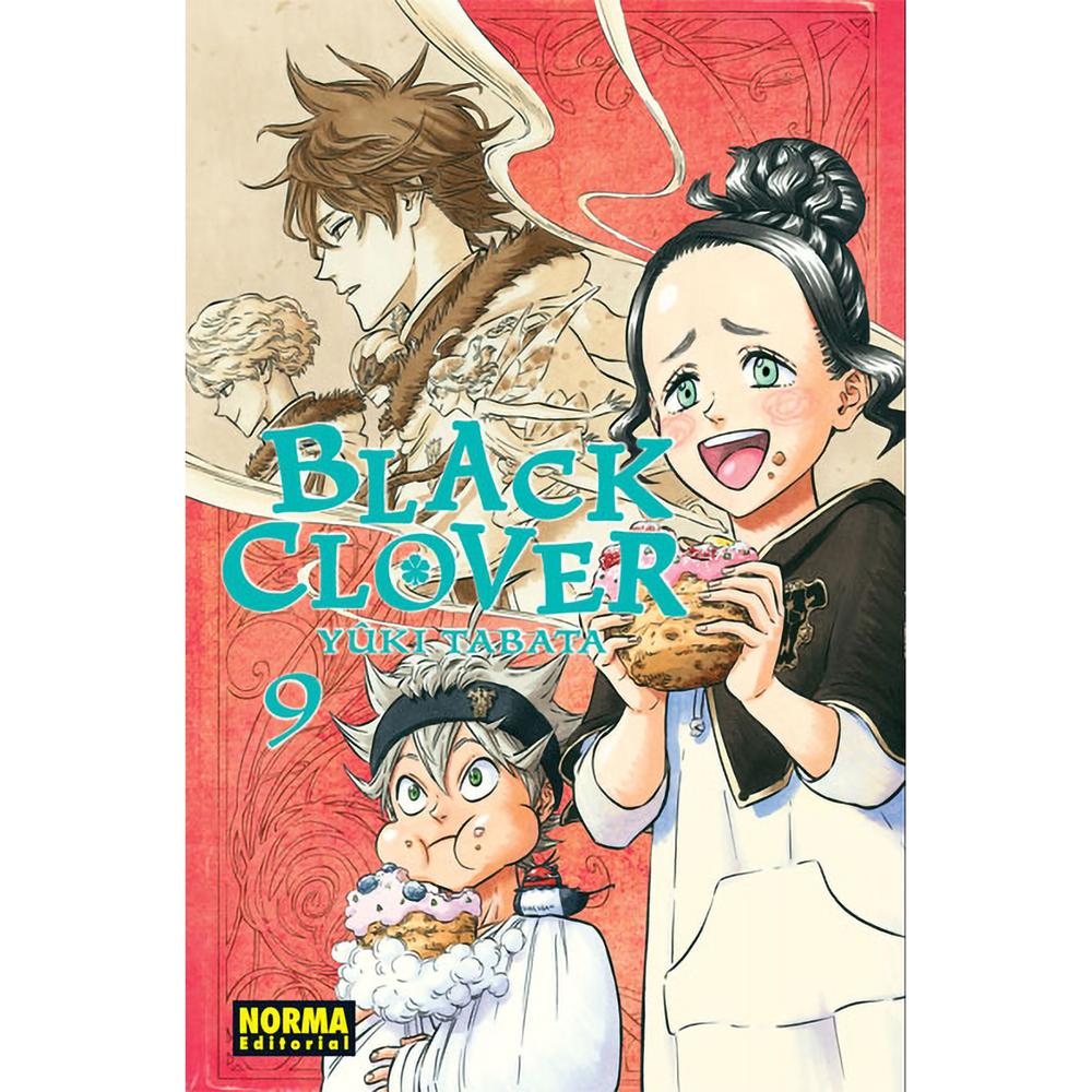 Black Clover No. 9 Editorial Norma Libro x 1.0 BLACK CLOVER 09   Autores:Yuuki Tabata  Colecciones:CÓMIC MANGA  Editoriales:NORMA Editorial  Series:BLACK CLOVER   ¡EMOCIONANTE DESENLACE DEL COMBATE DE ASTA CONTRA VETTO, DE LA MALDICIÓN DEL SOL DE 