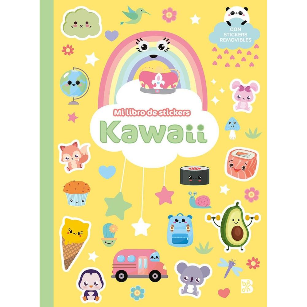 Kawaii. Mi Libro De Stickers Ballon Libro x 1.0 KAWAII MI LIBRO DE STICKERS En estos originales libros descubrirás un montón de adorables personajes kawaii. Esta colección consta de 4 títulos, cada uno de ellos dedicado a un tipo de actividad: co