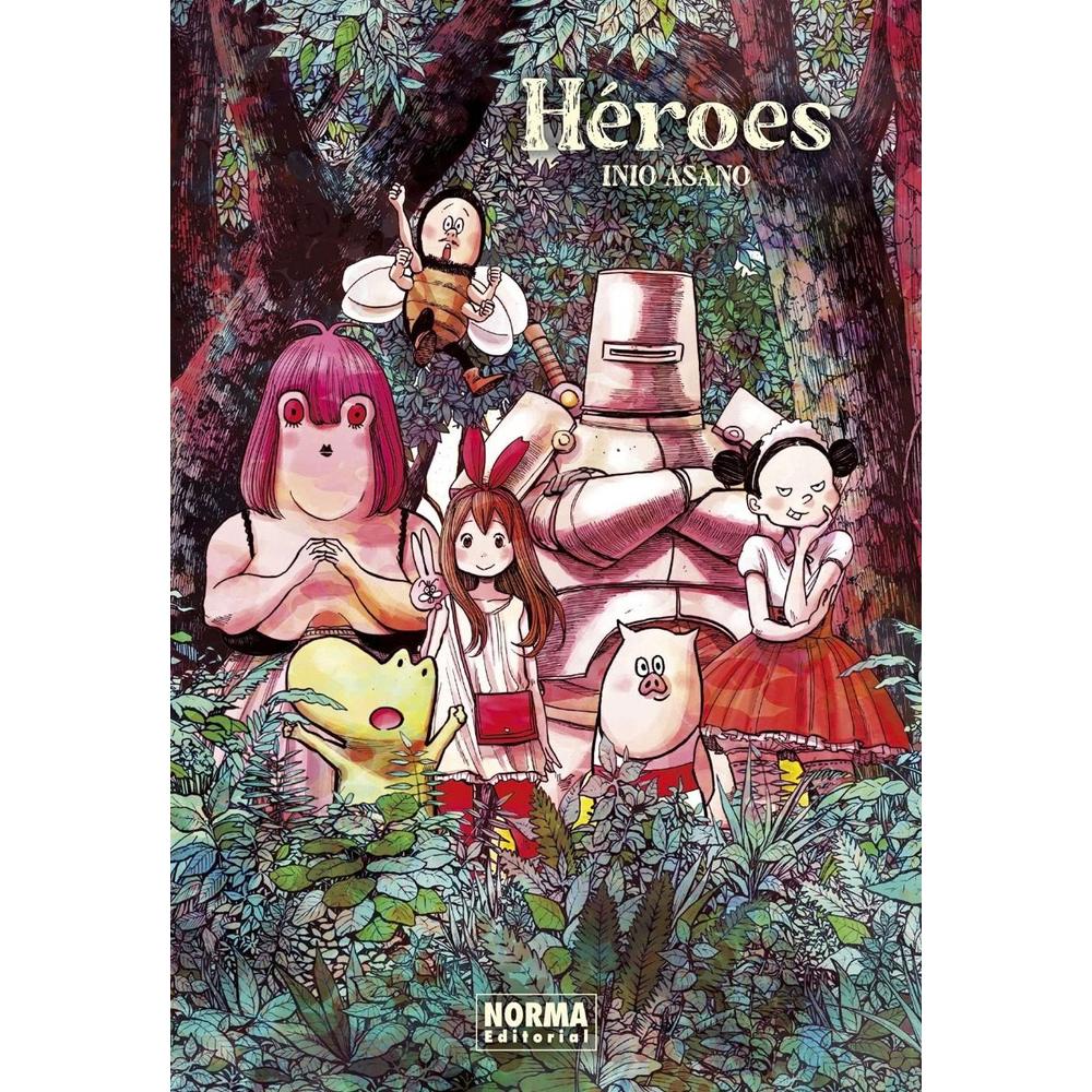 Héroes. Inio Asano Editorial Norma Libro x 1.0 HÉROES Autores:Inio Asano Colecciones:CÓMIC MANGA Editoriales:NORMA Editorial Series:HÉROES ¡REGRESA INIO ASANO CON UNA DE SUS OBRAS MÁS MORDACES, HÉROES! La historia nos narra las aventuras d