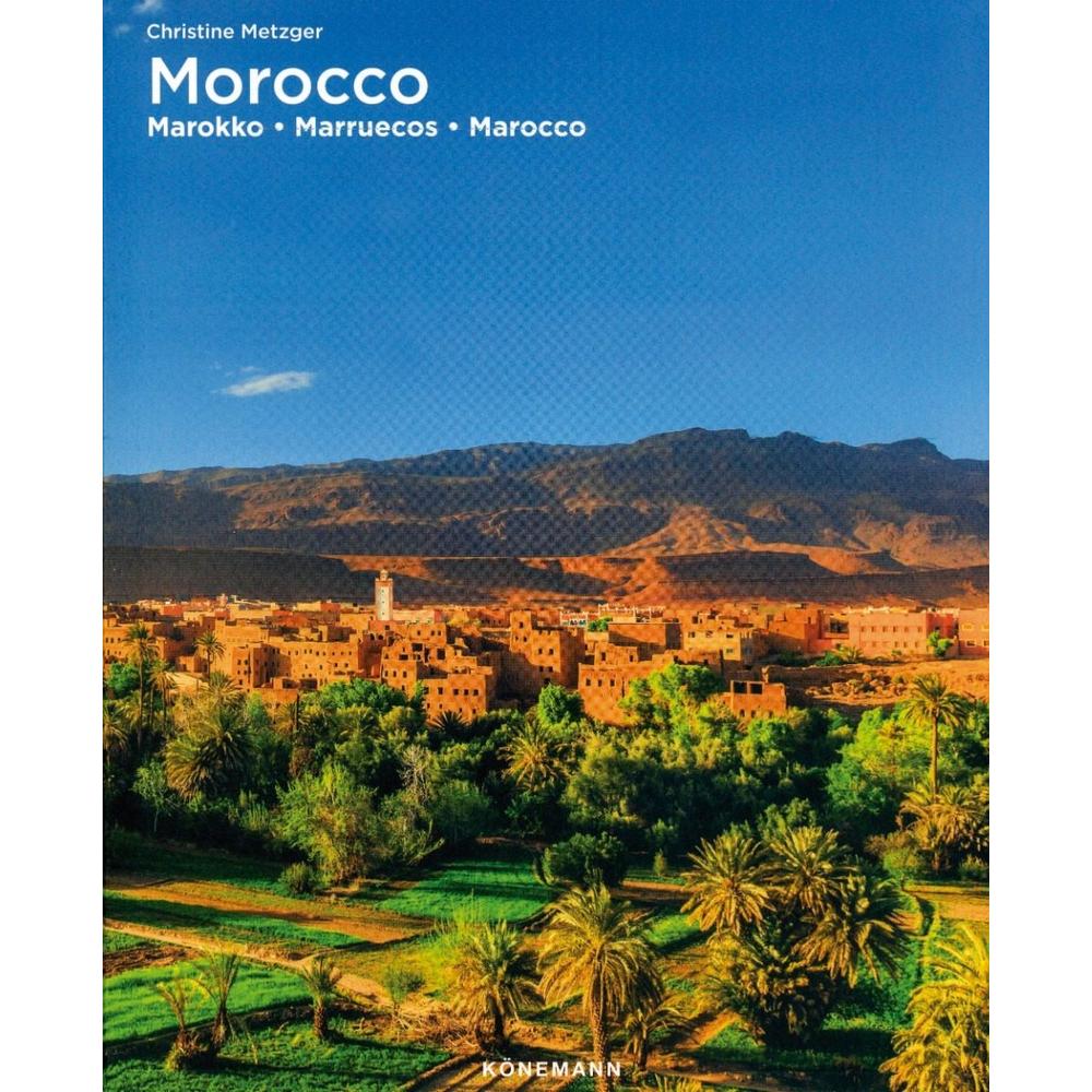 Morocco - Marruecos. Flexo Konemann Libro x 1.0 MOROCCO - MARRUECOS FLEXO   Marruecos, situado entre el Atlántico y el Mediterráneo, está influenciado cultural, culinaria y arquitectónicamente por bereberes, árabes y europeos. La diversidad del paí