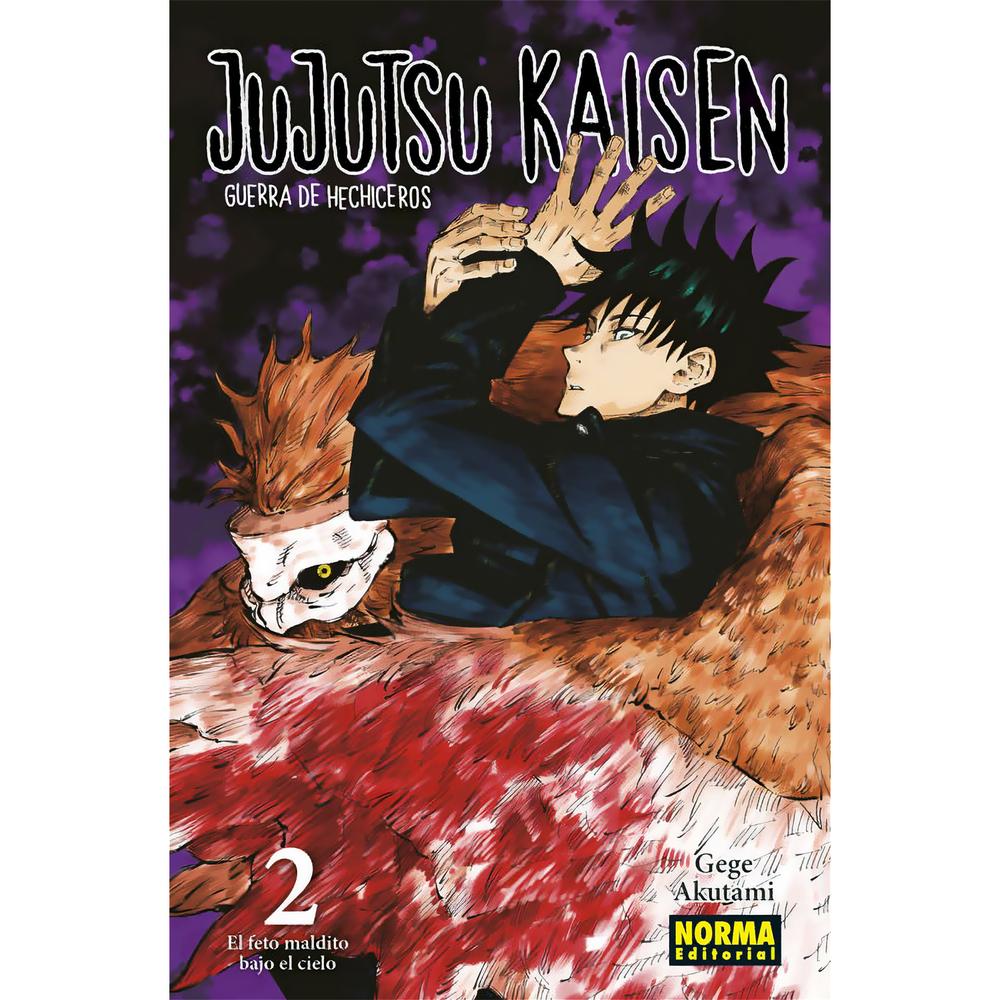 Jujutsu Kaisen No. 2 Editorial Norma Libro x 1.0 JUJUTSU KAISEN 2   Autores:Gege Akutami  Colecciones:CÓMIC MANGA  Editoriales:NORMA Editorial  Series:JUJUTSU KAISEN   ¡UNA MALDICIÓN PONE AL GRUPO DE ITADORI CONTRA LAS CUERDAS!  Un feto maldito ha a