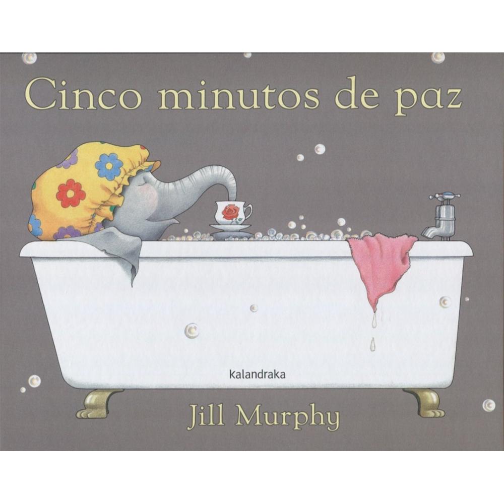 Cinco Minutos De Paz (t.d) Kalandraka Libro x 1.0 CINCO MINUTOS DE PAZ (T.D) Mamá Grande cogió una bandeja del armario y puso en ella una tetera, una jarrita con leche, su taza favorita, un plato de tostadas con mermelada y un pastelitoque había sob