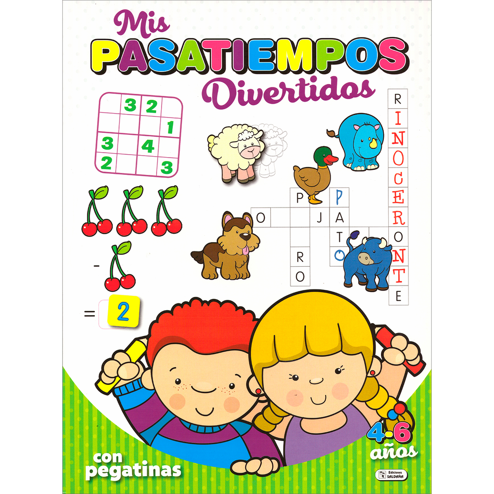 Mis Pasatiempos Divertidos 2. Verde. 4-6 Años Ediciones Saldana Libro x 1.0 undefined
