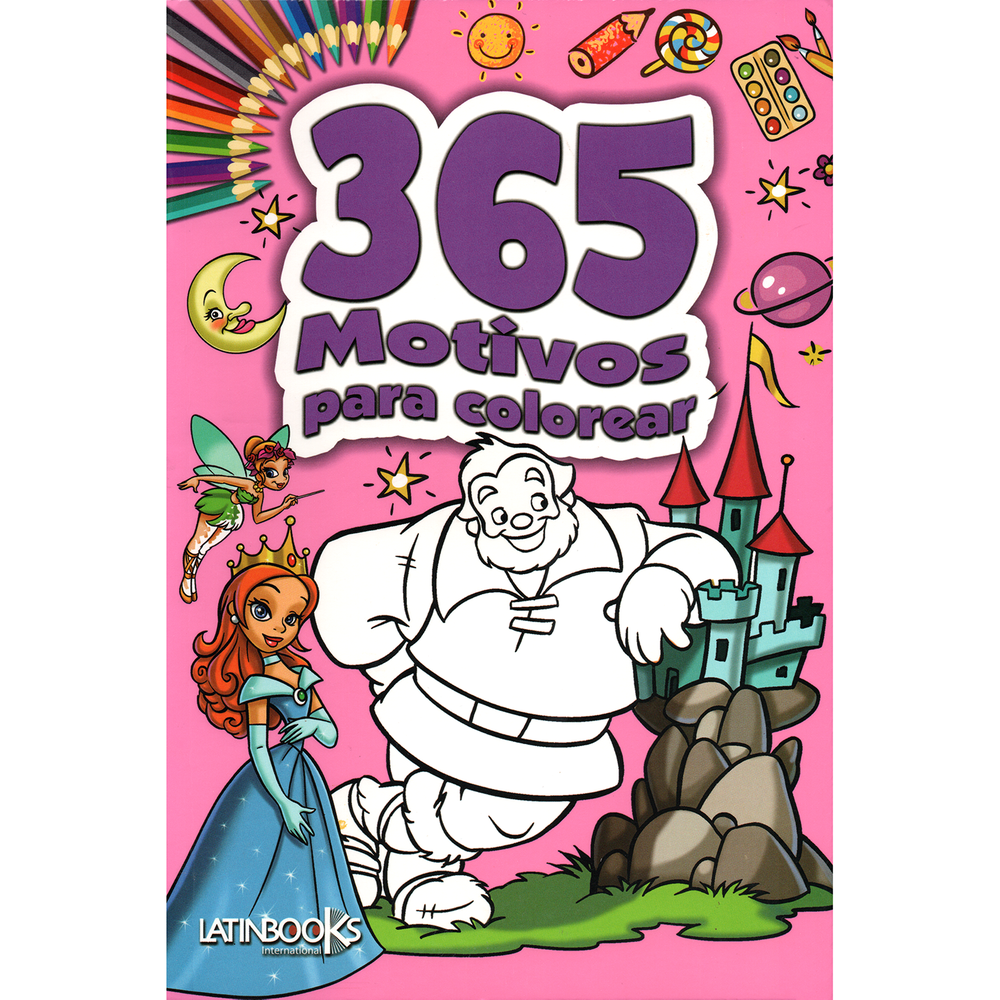 365 Motivos Para Colorear. Rosa Latinbooks Libro x 1.0 undefined
