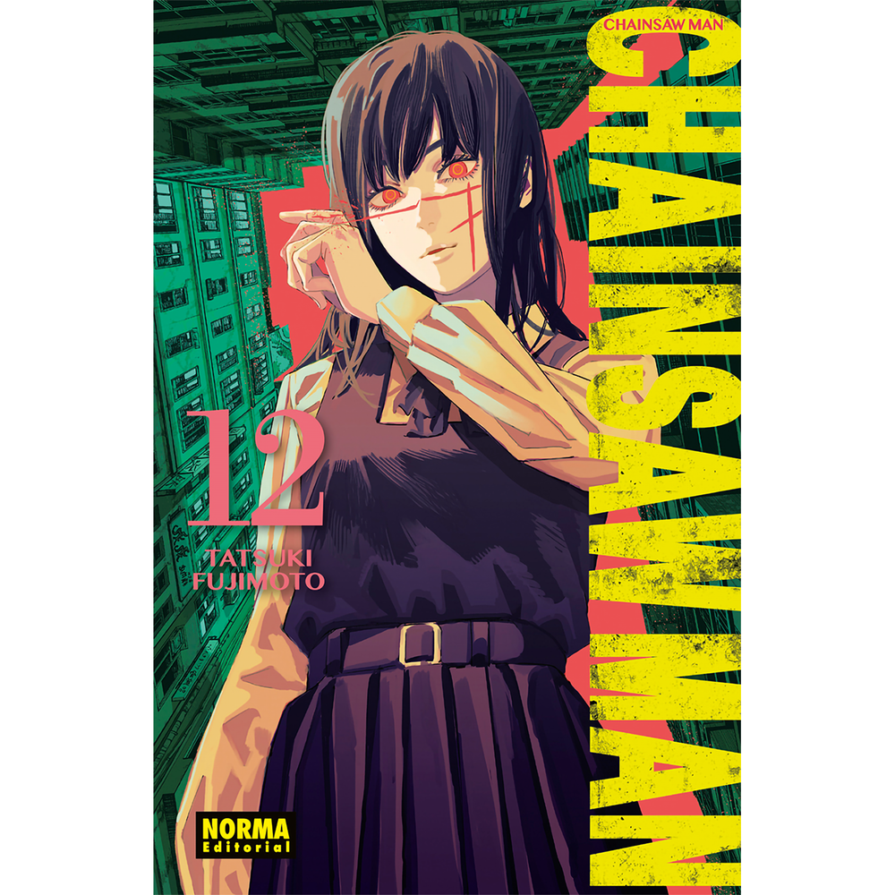 Chainsaw Man No. 12 Editorial Norma Libro x 1.0 Chainsaw Man No. 12  Se ha hecho de rogar, pero la espera ha merecido la pena. En este nuevo volumen conoceremos al demonio de la guerra, Mitaka, una joven estudiante que descubrirá el odio voraz que 