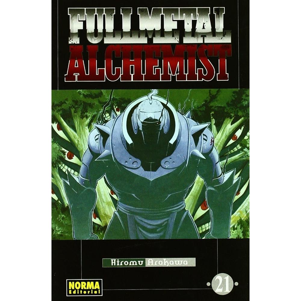 Fullmetal Alchemist No. 21 Editorial Norma Libro x 1.0 FULLMETAL ALCHEMIST 21   Autores:Hiromu Arakawa  Colecciones:CÓMIC MANGA  Editoriales:NORMA Editorial  Series:FULLMETAL ALCHEMIST   Los hermanos Edward y Alphonse Elric viven en un mundo donde la magi