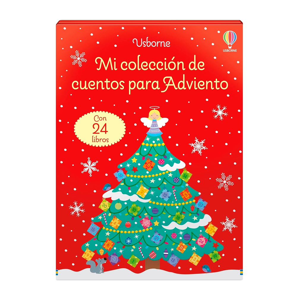 Mi Colección De Cuentos Para Adviento (T.D) Usborne Libro x 1.0 MI COLECCION DE CUENTOS PARA ADVIENTO (T.D)  Magnífico calendario de Adviento que contiene 24 mini libros ilustrados, uno dentro de cada ventanilla. Los niños podrán contar los días que faltan para la