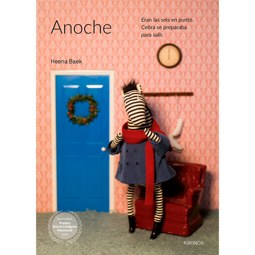 Anoche. Heena Baek Kokinos Libro x 1.0 ANOCHE rust Kokinos Se acerca la Navidad, pronto va a anochecer y todos los vecinos del edificio se disponen a realizar sus preparativos. Así van desfilando diferentes habitantes: la señora Ratón,