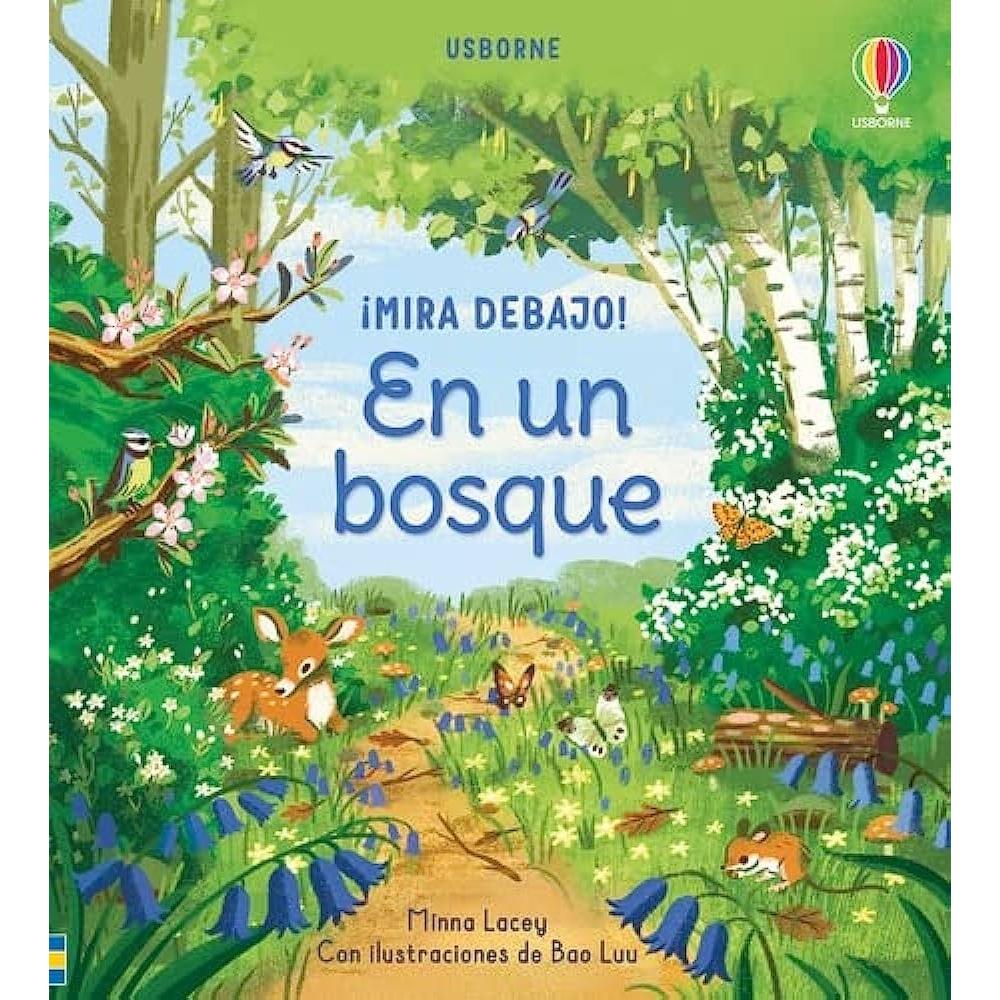 En Un Bosque. ¡mira Debajo! (t.d) Usborne Libro x 1.0 