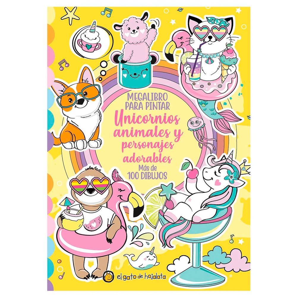 Megalibro Para Pintar. Unicornios, Animales Y Personajes El Gato De Hojalata Libro x 1.0 MEGALIBROS PARA PINTAR - UNICORNIOS, ANI Libro infantil para pintar y colorear Formato: Libro físico Autor: Basch, Adela Editorial: El Gato De Hojalata Categoría: Infantil Año: 2023 Idioma: Español