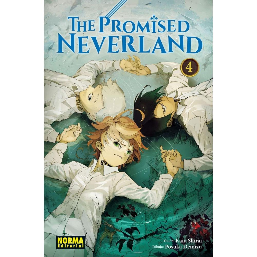 The Promised Neverland No. 4 Editorial Norma Libro x 1.0 THE PROMISED NEVERLAND 4   Autores:Kaiu Shirai  Colecciones:CÓMIC MANGA  Editoriales:NORMA Editorial  Series:THE PROMISED NEVERLAND   SE LES ACABA EL TIEMPO SI QUIEREN SALVAR A SU AMIGO...  Norman est