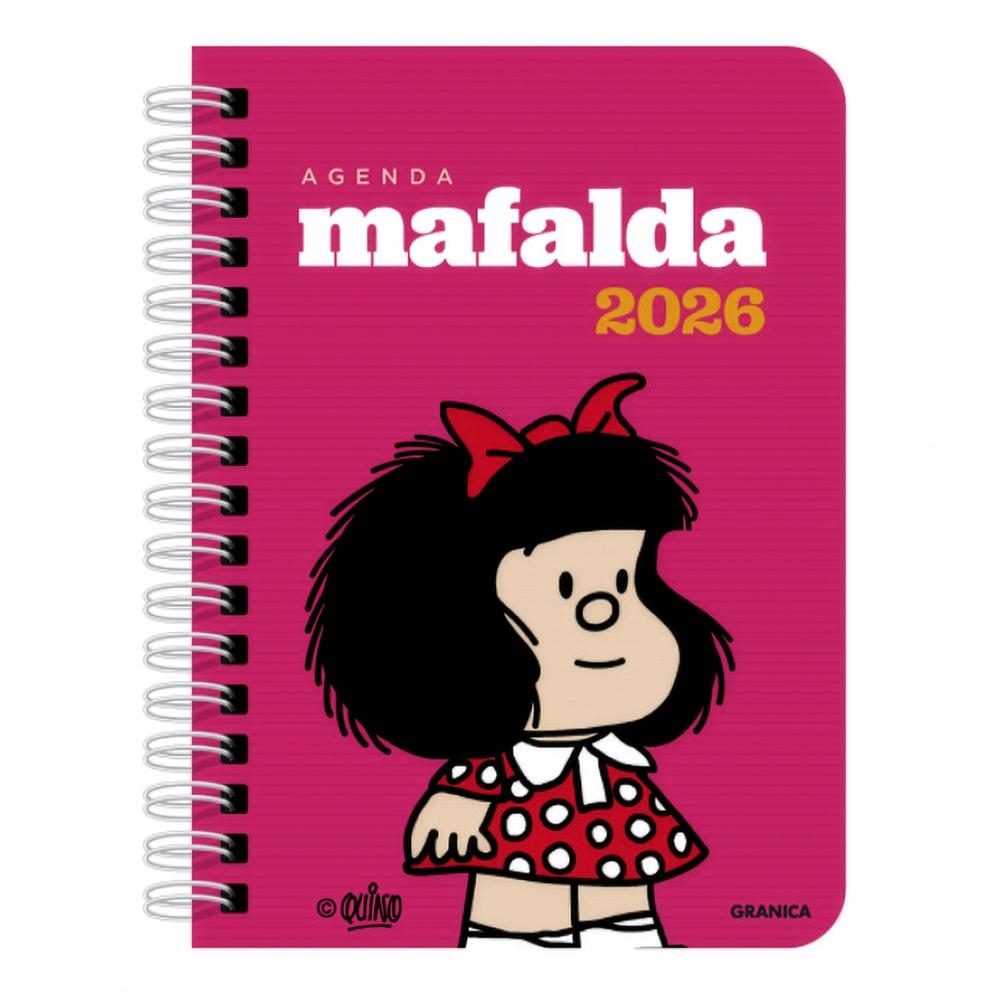 Agenda Mafalda 2026 Día Por Página Granica Libro x 1.0 undefined
