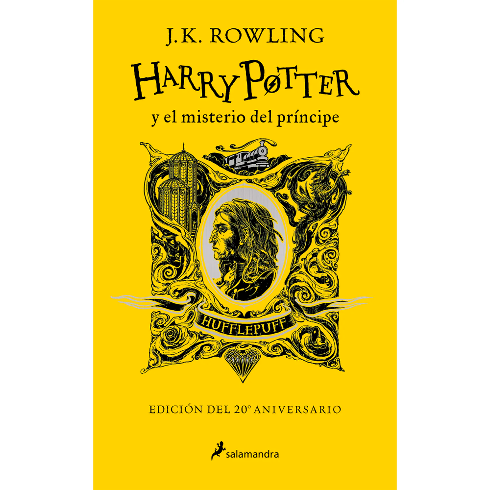 Harry Potter 6 Y El Misterio Del Príncipe. Ed. Hufflepuff Salamandra Libro x 1.0 HP6-MISTERIO DEL PRINCIPE (20ANIV.HUFFL) Celebra el 20º aniversario de Harry Potter con esta edición especial de Harry Potter y el misterio del príncipe dedicada a la casa de Hufflepuff, famosa por