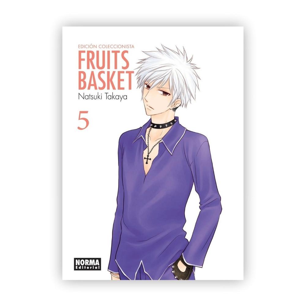 Fruits Basket. Edición Coleccionista No. 5 Editorial Norma Libro x 1.0 FRUITS BASKET ED. COLECCIONISTA 5 Autores:Natsuki Takaya Colecciones:CÓMIC MANGA Editoriales:NORMA Editorial Series:FRUITS BASKET POCO A POCO, LOS MIEMBROS DEL CLAN EMPIEZAN A CREER QUE LA MALDI