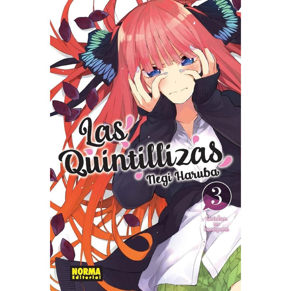 Las Quintillizas No. 3 Editorial Norma Libro x 1.0 LAS QUINTILLIZAS 03   Autores:Negi Haruba  Colecciones:CÓMIC MANGA  Editoriales:NORMA Editorial  Series:LAS QUINTILLIZAS   EL PADRE DE LAS QUINTILLIZAS LE DA UN ULTIMÁTUM A FÛTARÔ  Cuando parece que t