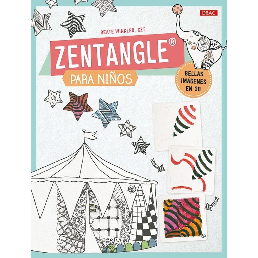 Zentangle Para Niños Editorial Del Drac Libro x 1.0 ZENTANGLE PARA NIÑOS   25 patrones auténticos de Zentangle®, explicados paso a paso, con los que los niños podrán hacer las actividades que les propone el libro y crear además sus propias composicione