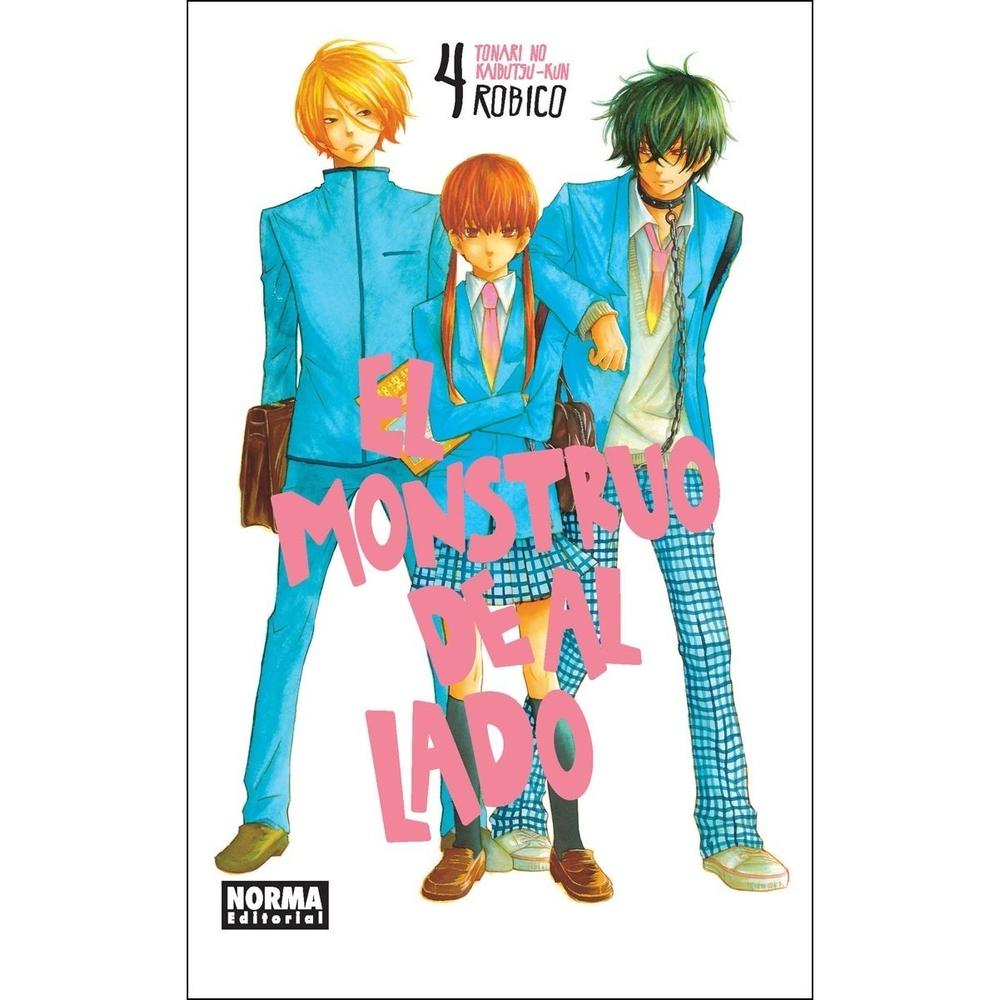 El Monstruo De Al Lado No. 4 Editorial Norma Libro x 1.0 EL MONSTRUO DE AL LADO (TONARI NO KAIBUTSU-KUN) 04 Autores:Robico Colecciones:CÓMIC MANGA Editoriales:NORMA Editorial Series:EL MONSTRUO DE AL LADO Título original:Tonari no kaibutsu-kun SHIZUK