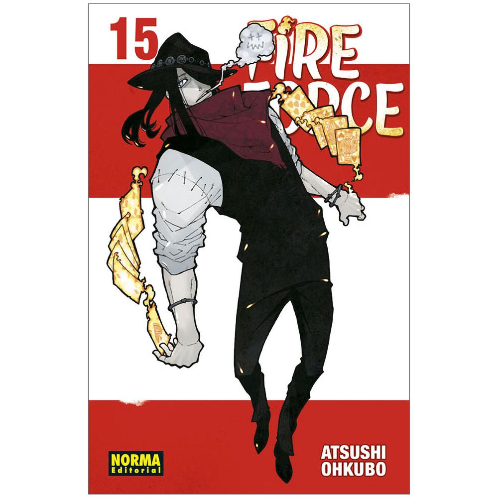 Fire Force No. 15 Editorial Norma Libro x 1.0 FIRE FORCE 15   Autores:Atsushi Ohkubo  Colecciones:CÓMIC MANGA  Editoriales:NORMA Editorial  Series:FIRE FORCE  ¡EMPIEZA UNA NUEVA SAGA CON NUEVOS PELIGROS Y ALIANZAS!   Debido a las incoherencias qu