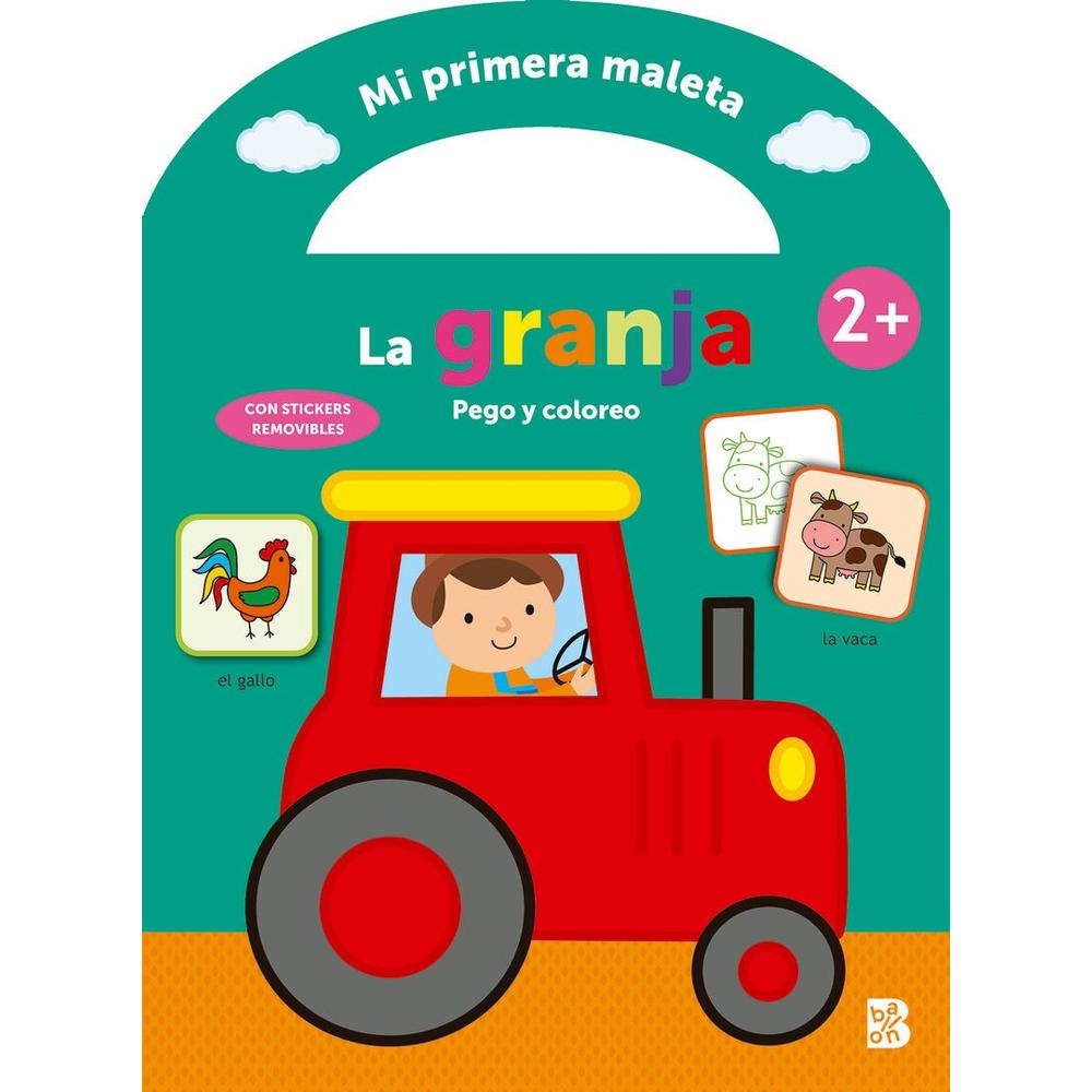 Mi Primera Maleta. Pego Y Coloreo. La Granja Generico Libro x 1.0 MI PRIMERA MALETA - PEGO Y COLOREO - LA GRANJA  Aquí tienes unos libros llenos de dibujos para colorear y entretenidos stickers que acompañarán a los más pequeños dondequiera que vayan. En cada una de