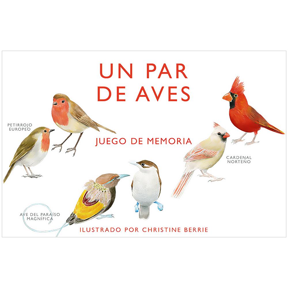 Un Par De Aves. Juego De Memoria Mtm Editores Libro x 1.0 UN PAR DE AVES (JUEGO DE LA MEMORIA) Christine Berrie Coloca por parejas al macho y hembra de las 25 especies de aves del mundo en este juego de memoria ilustrado. Para jugar, coloca las tarjetas
